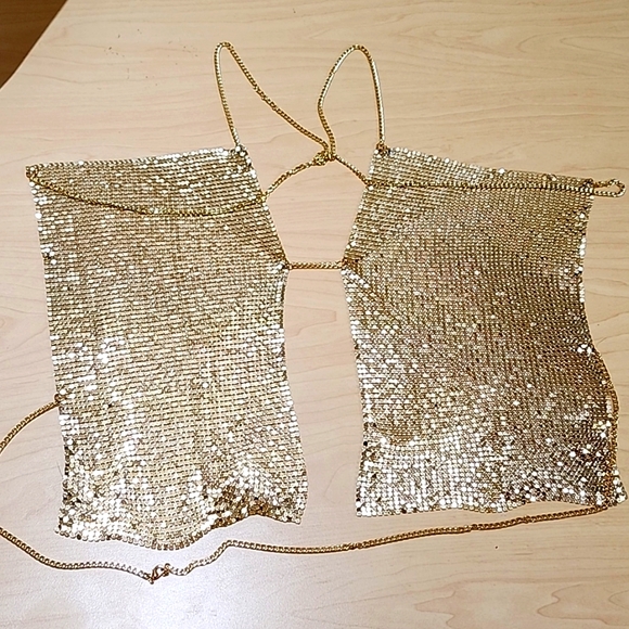Gold Metallic "shirt" - Picture 6 of 6
